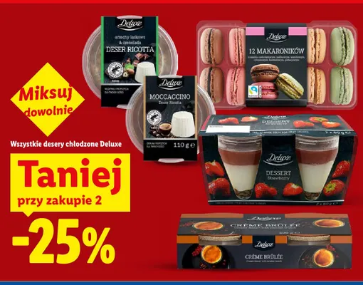 Desery chłodzone Deluxe promocja w Lidl
