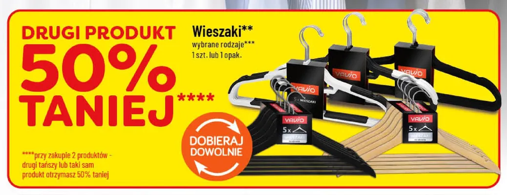 Wieszaki Vavio promocja w POLOmarket