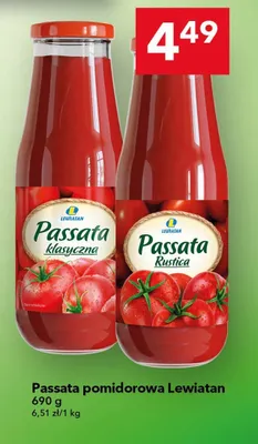 Passata pomidorowa klasyczna promocja w LEWIATAN