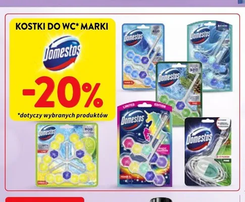 Kostki do WC Domestos promocja w Intermarche