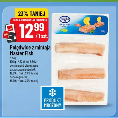 Polędwice z mintaja Master Fish promocja w POLOmarket