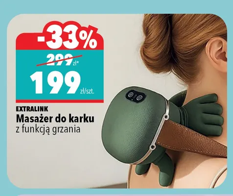 Masażer do karku EXTRALINK z funkcją grzania promocja w Biedronka Home