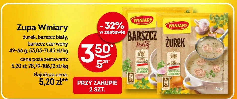 Zupa barszcz biały promocja w Żabka