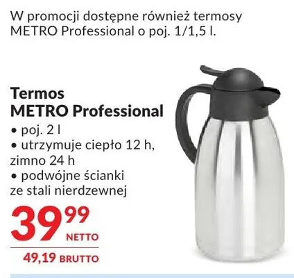 Termos METRO Professional promocja w Makro