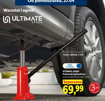 Podnośnik hydrauliczny promocja w Lidl
