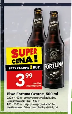 Piwo Fortuna Czarne promocja w Twój Market