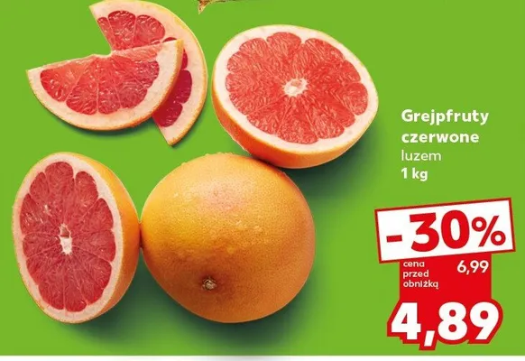 Grejpfruty czerwone luzem promocja w Kaufland