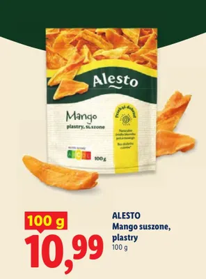 Mango suszone plastry Alesto promocja w Lidl