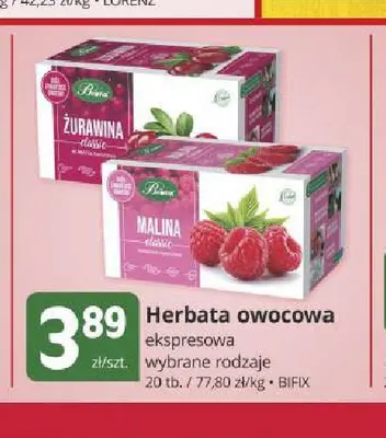 Herbata owocowa ekspresowa Bifix promocja w Marketvita
