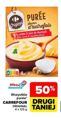 Purée Carrefour Original promocja w Carrefour