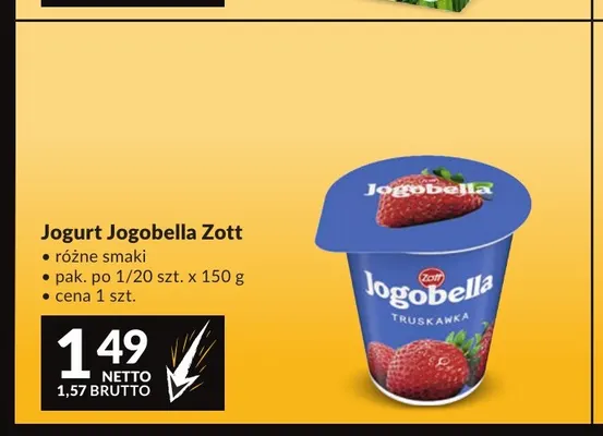 Jogurt Jogobella Zott promocja w Makro