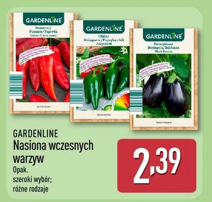 Nasiona wczesnych warzyw promocja w Aldi