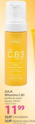 Witamina C.B3 pianka do mycia twarzy promocja w Hebe