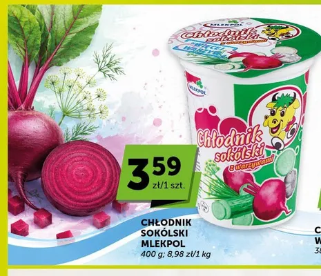 Chłodnik sokólski Mlekpol promocja w Groszek