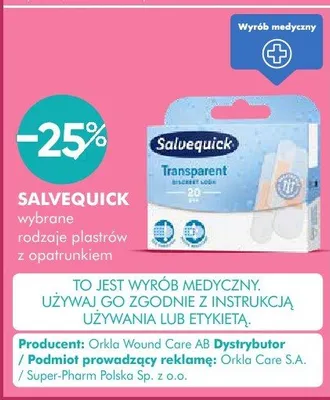 Plastry z opatrunkiem promocja w Super-Pharm