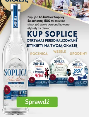 Wódka Soplica Szlachetna promocja w Selgros