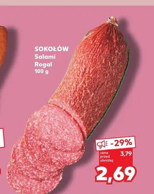 Salami Rogal Sokołów promocja w Kaufland