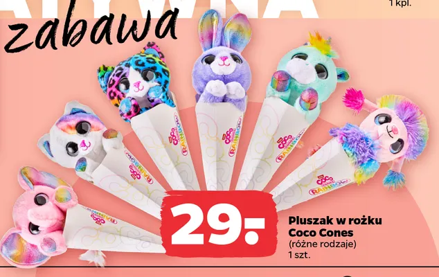 Pluszak w rożku Coco Cones promocja w Netto