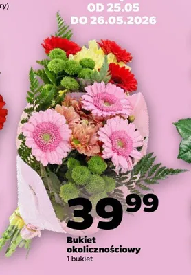 Bukiet okolicznościowy promocja w Netto
