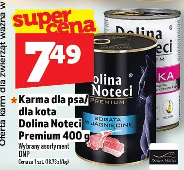 Karma dla psa / dla kota Premium 400g promocja w TOPAZ