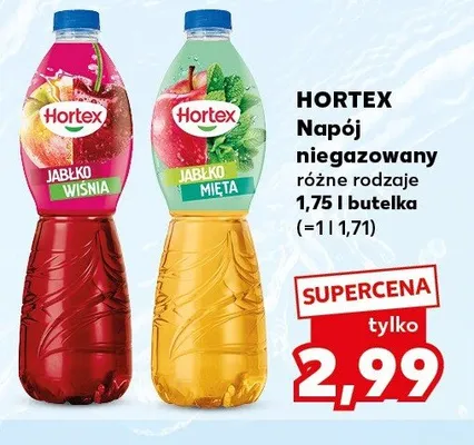 Napój niegazowany Hortex promocja w Kaufland