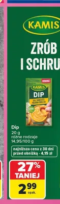Dip ser cheddar & prażona cebulka Kamis promocja w Carrefour