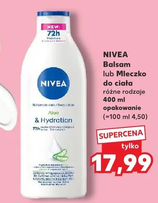 Mleczko do ciała NIVEA promocja w Kaufland