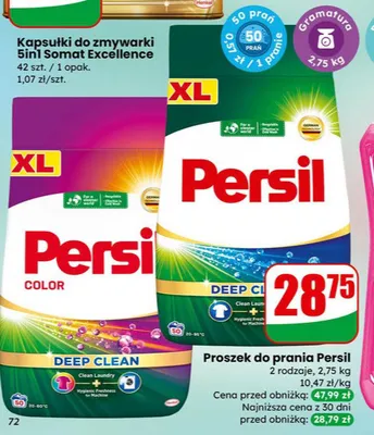 Kapsułki do zmywarki 5in1 Somat Excellence promocja w Dino