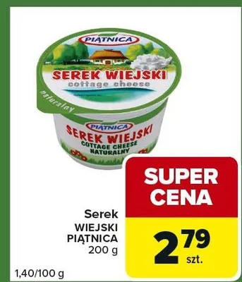 Serek wiejski promocja w Carrefour Express