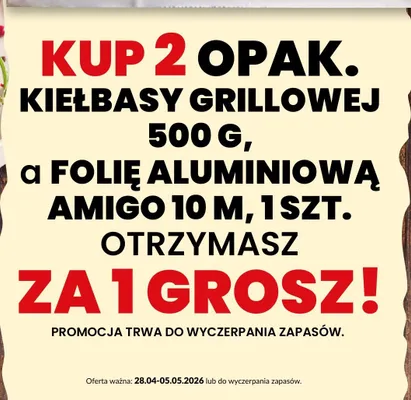 Folia aluminiowa Amigo 10m żaroodporna promocja w Twój Market