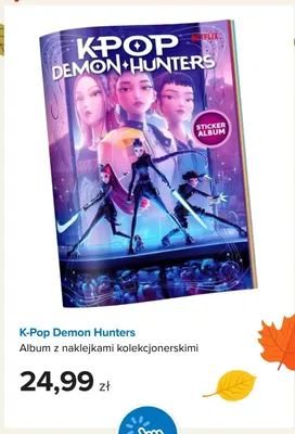 Album z naklejkami kolekcjonerskimi K-Pop Demon Hunters promocja w Smyk