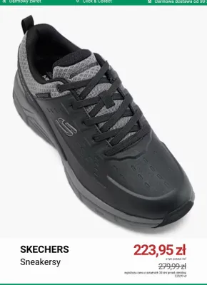Sneakersy Skechers promocja w Deichmann