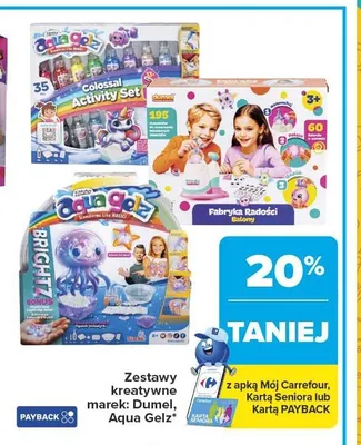 Zestawy kreatywne Aqua Gelz promocja w Carrefour