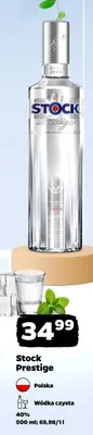 Wódka czysta Stock Prestige 40% promocja w Netto