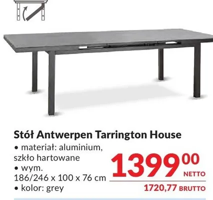 Stół Antwerpen Tarrington House promocja w Makro