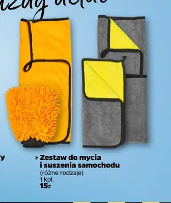 Zestaw do mycia i suszenia samochodu Edynic promocja w Netto