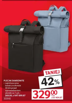 Plecak Samsonite promocja w Selgros