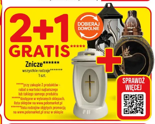 Znicze promocja w POLOmarket