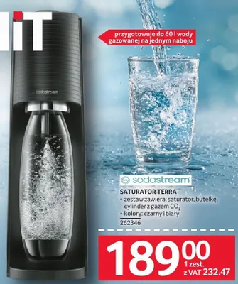 Saturator Terra SodaStream promocja w Selgros