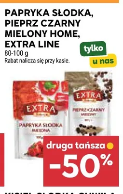 Pieprz czarny mielony Extra Line promocja w Stokrotka