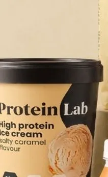 Lody wysokobiałkowe Protein Lab słony karmel promocja w Netto