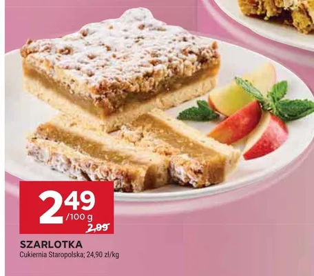 Szarlotka promocja w Stokrotka