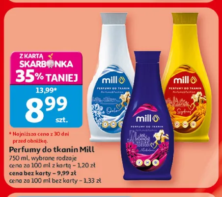 Perfumy do tkanin Mill Oslo promocja w Auchan