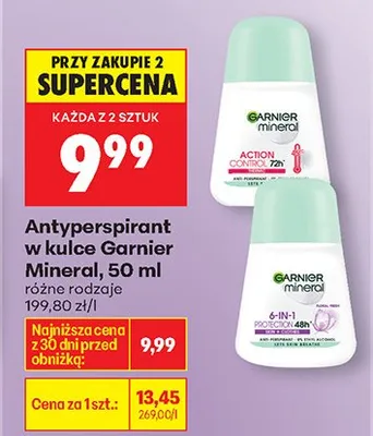 Antyperspirant w kulce Action Control Thermic 72h promocja w Biedronka