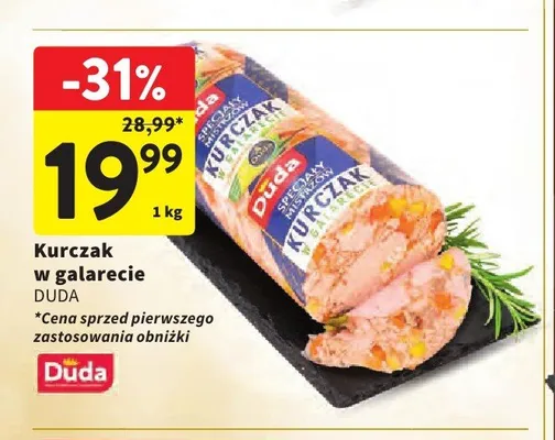 Kurczak w galarecie Duda promocja w Intermarche