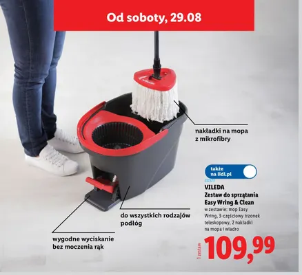 Zestaw do sprzątania Vileda Easy Wring & Clean promocja w Lidl