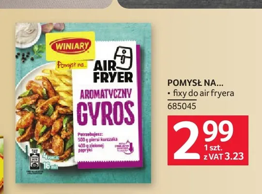 Przyprawa Pomysł na... Air Fryer Winiary promocja w Selgros