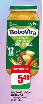 Danie dla dzieci warzywa w potrawce z cielęciną promocja w Dino