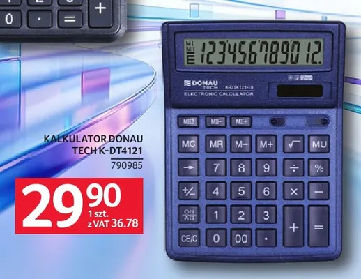 Kalkulator Donau Tech K-DT4121 promocja w Selgros