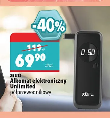 Alkomat elektroniczny Xblitz Unlimited promocja w Biedronka